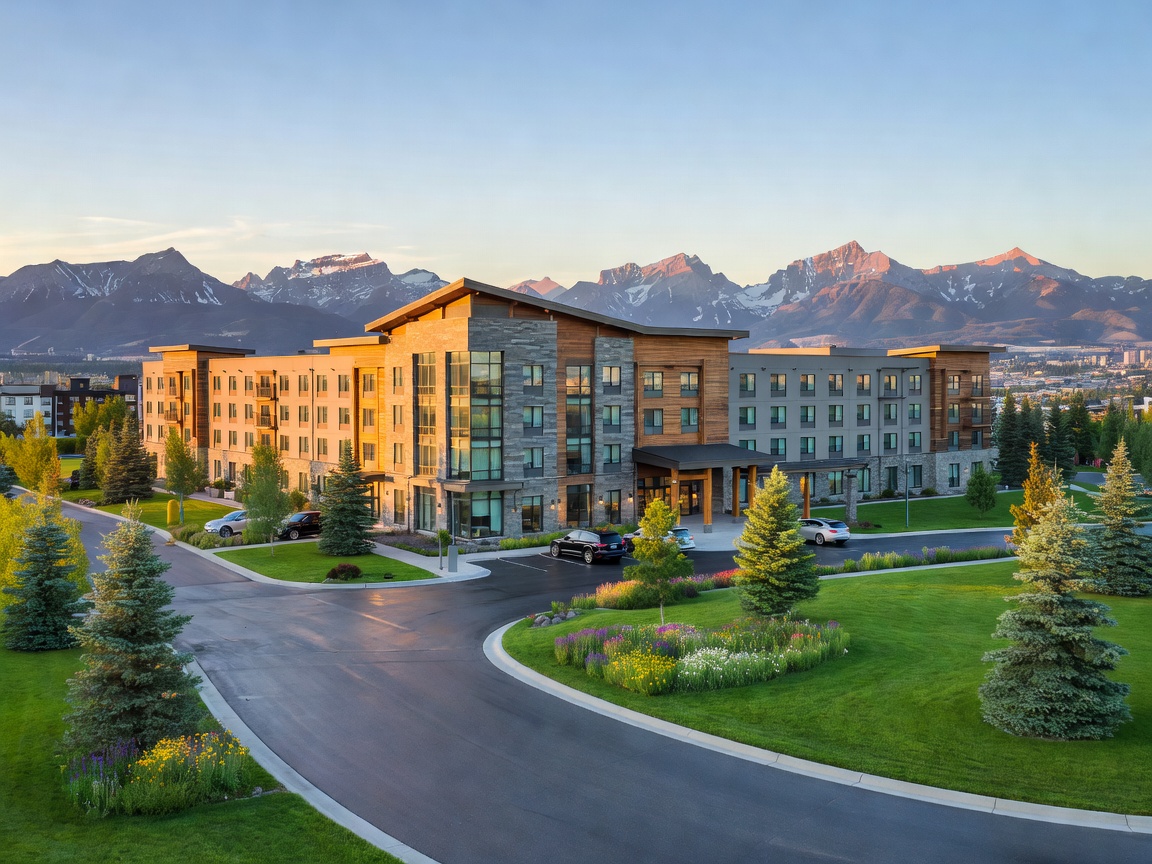 Grey Eagle Resort hotel complex in Calgary